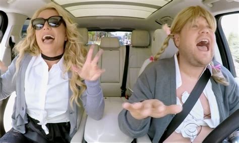 Video Britney Spears Does Carpool Karaoke On The Late Late Show