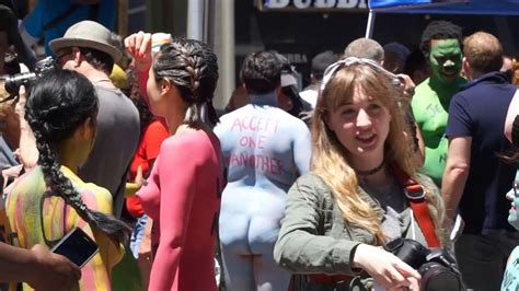 Body Painting In Times Square Part 4 Youtube