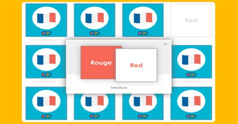 French Colours Matching Game Classroom Secrets Kids