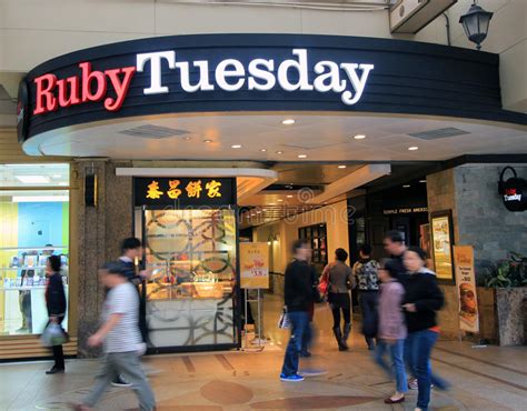 Concourse plaza multiplex (5.7 mi). Ruby Tuesday Restaurant In Hong Kong Editorial Photography ...