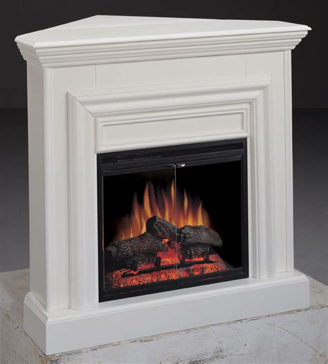 Amherst Corner White Electric Fireplace 23 Inch Classic Flame