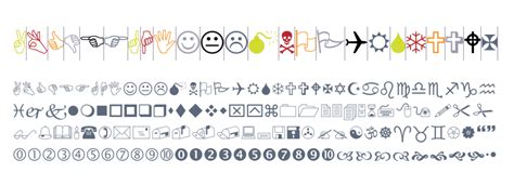 Microsoft Wingdings Chart