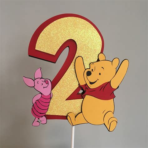 Winnie the Pooh Custom Cake Toppers Birthday Cake Toppers - Etsy