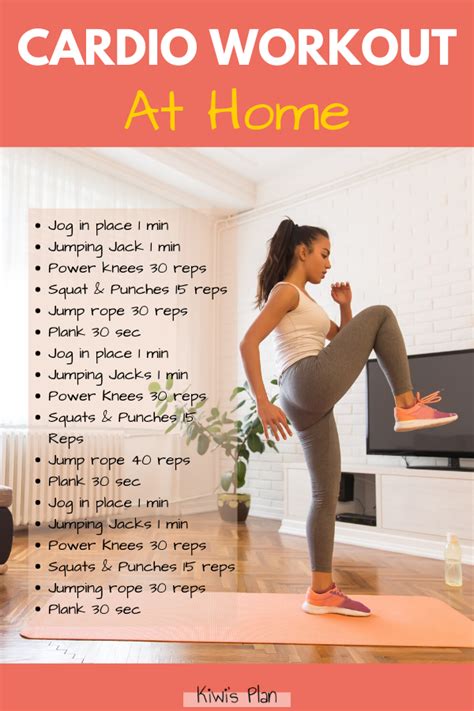 A Cardio Workout Plan At Home In 2021 Cardio Workout Plan Cardio Workout At Home Cardio Workout