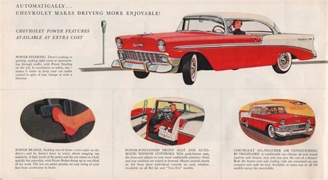 Gm 1956 Chevrolet Sales Brochure Chevrolet Vintage Ads Car Posters