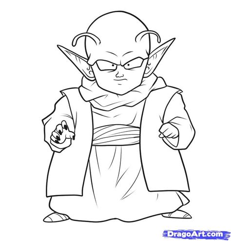 Drawing exercises for esl students. How To Draw Dende, Step By Step, Dragon Ball Z Characters ...