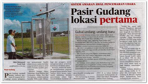 Perpustakaan awam pasir gudang, pasir gudang, johor, malaysia. Pasir Gudang lokasi pertama ; sistem amaran awal ...