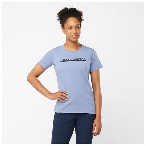 Salomon Essential Logo Ss Tee T Shirt Damen Online Kaufen Bergfreundede