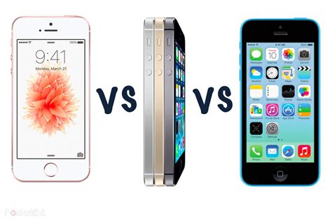 Apple Iphone Se Vs Iphone 5s Vs Iphone 5c Whats The Difference