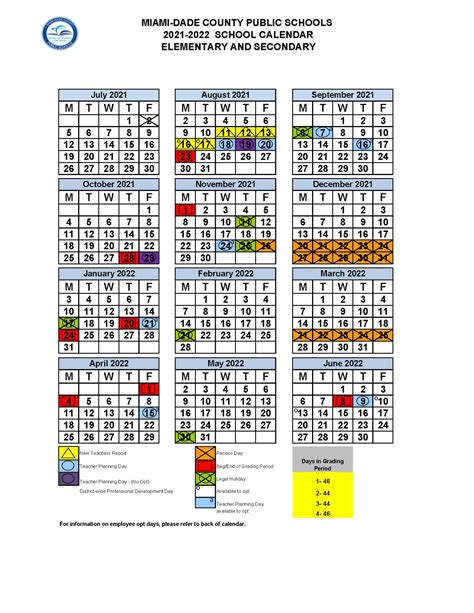 Miami Dade Calendar Fall 2022 January Calendar 2022