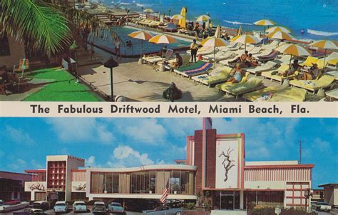 The Cardboard America Motel Archive Driftwood Motel Miami Beach Florida