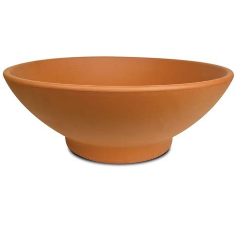 Shop Pennington 1221 In X 512 In Terra Cotta Clay Bowl Low Bowl