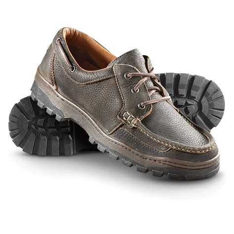 Mens Rocky Outback Moc Toe Oxfords Brown 217718 Casual Shoes At
