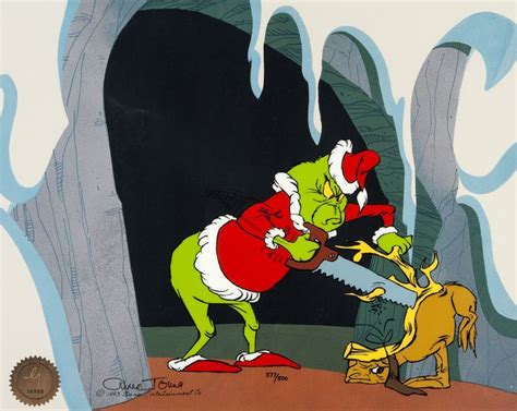Dr Seuss How The Grinch Stole Christmas Artworks Go On Sale Artcentron