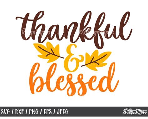 Thankful and blessed svg Thankful svg Blessed svg Fall svg | Etsy | Autumn quotes, Thankful and ...