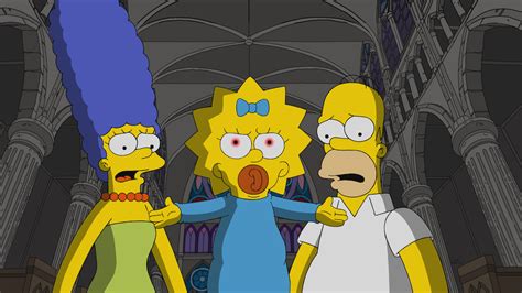 The Simpsons Watch The Omen Inspired Opening Scene From Treehouse