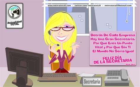 Pronunciation of dia de la secretaria with 1 audio pronunciation and more for dia de la secretaria. FELIZ DÍA DE LAS SECRETARIAS =) | Entérate Cali