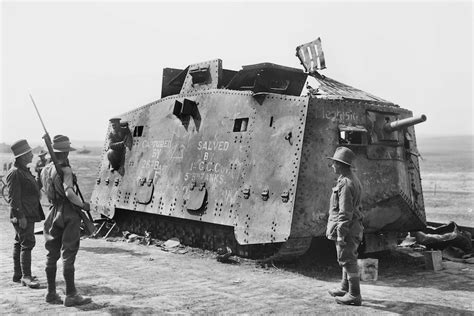 Mephisto The Only Remaining German A7v Tank From World War I Kept