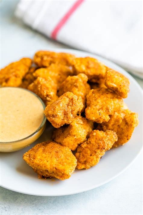 Healthy Baked Chicken Nuggets Eating Bird Food