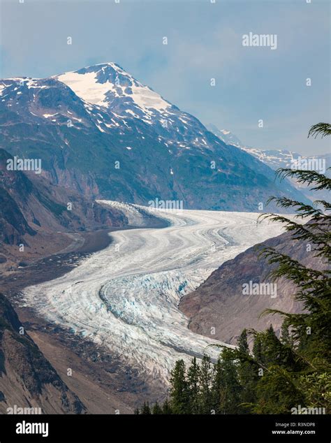 Canada British Columbia Stewart Salmon Glacier Stock Photo Alamy