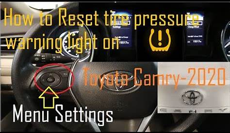 Flashing Tire Pressure Light Toyota Camry