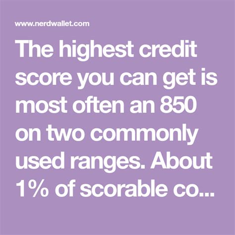 What Is The Highest Credit Score Can You Get A ‘perfect Score
