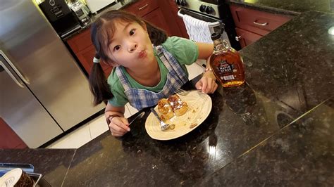 French toast bites are so incredibly easy to make and come together in minutes. Kid Makes French Toast Bites - YouTube