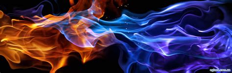 2047x650 Fire And Ice Background Coolwallpapersme