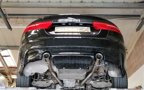 Jaguar Xe 20d R Sport Cat Back Twin Exit Exhaust System Zaustworx