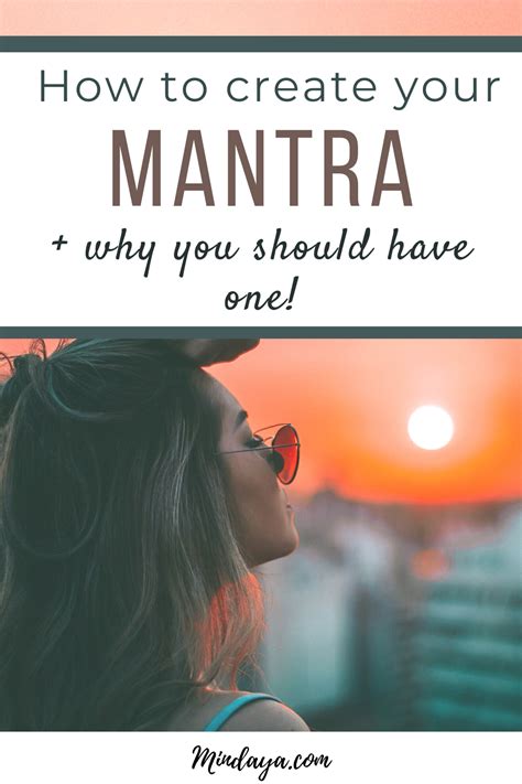 4 Steps To Creating A Mantra To Live By Mindaya What Is A Mantra