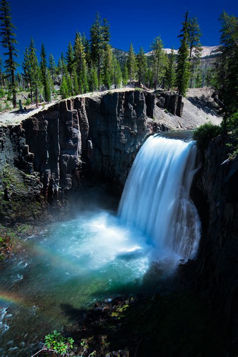 Rainbow Falls Waterfall In California Thousand Wonders
