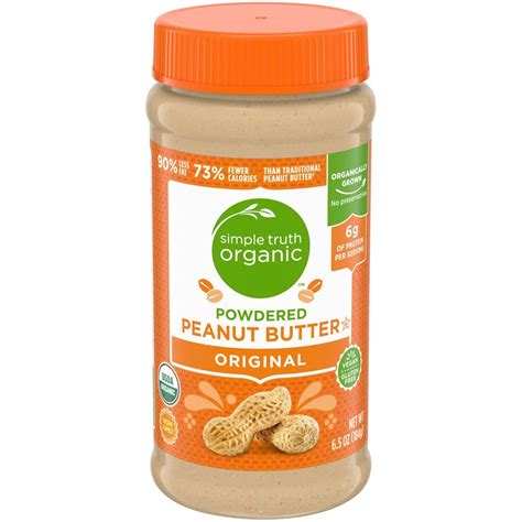 Simple Truth Organic Powdered Peanut Butter Original 65 Oz Vitacost