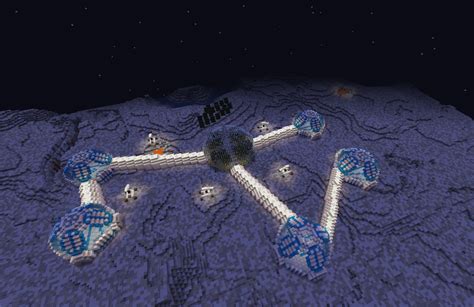 I Turned A Desert Into A Moon Biome To Build This Moon Base Minecraft