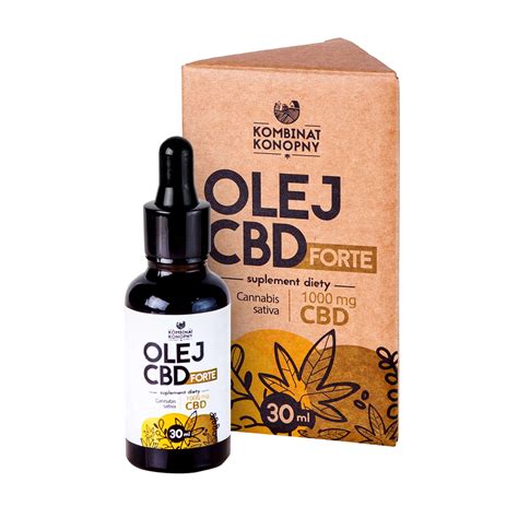 Olej CBD FORTE 1000 Mg 30 Ml Kombinat Konopny Sklep Internetowy