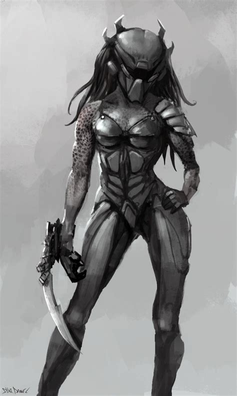Female Predator Art