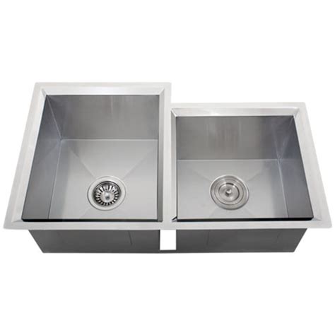Usually, this ratio is 18:8, 18/8, or something similar. Ticor S608 Undermount 16-Gauge Stainless Steel Kitchen Sink