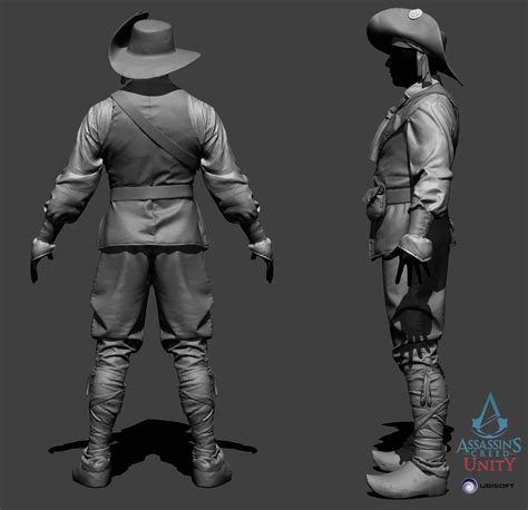 Assassin S Creed Unity Character Renders By Senior Character Artist