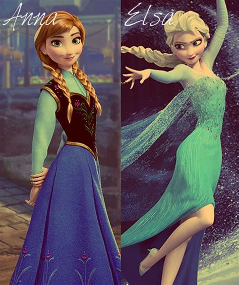 Anna And Elsa Frozen Foto 35167223 Fanpop
