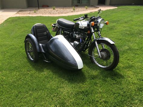 Restored Triumph Bonneville With Sidecar 1977 Photographs At Classic
