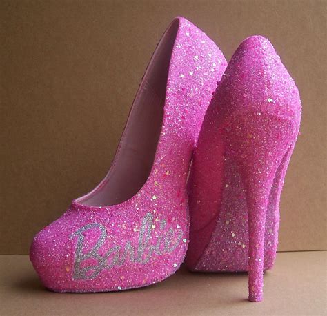 Sparkly Pink High Heel Shoes