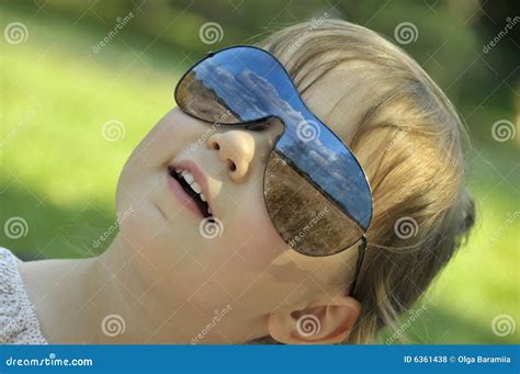 Baby In Sun Glasses Stock Photo Image Of Activity Girls 6361438