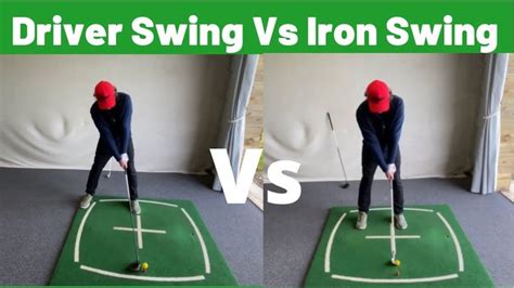 Driver Swing Vs Iron Swing Whats The Difference Swing Tips Swing Golf Driver Swing Drivers