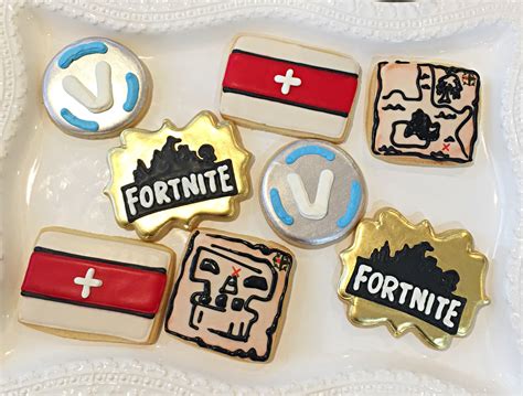 Fortnite Cookies Using Glaze Icing Cookies For Kids Fun Cookies Cake