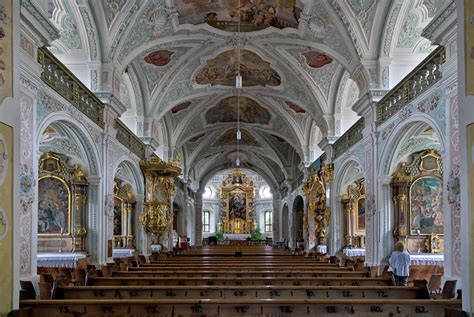 Die Altarsicht In Der Klosterkirche Au Foto And Bild Architektur