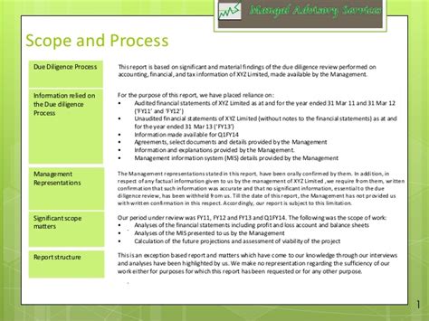 Vendor Due Diligence Report Template 1 Templates Example