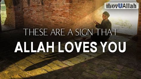 These Are A Sign That Allah Loves You Allah Loves You Allah Love