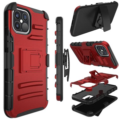Elegant Choise For For Iphone 12 Pro Max 12 Mini Casehybrid Armor 3 Layers Shockproof Defender