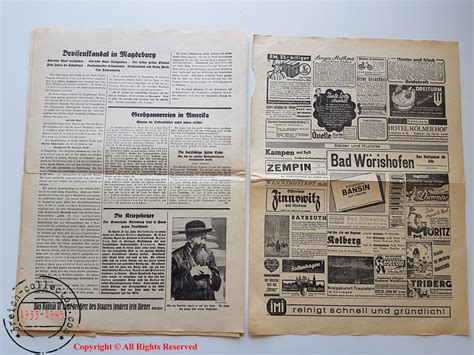 Tabloid newspaper printing is less expensive than ever at makemynewspaper. WW2 Concentration camp KL original items - Holocaust ...