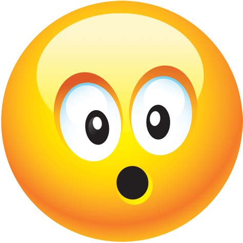 Shocked Caritas Emoticonos Emojis Y Cara Feliz Emoticon