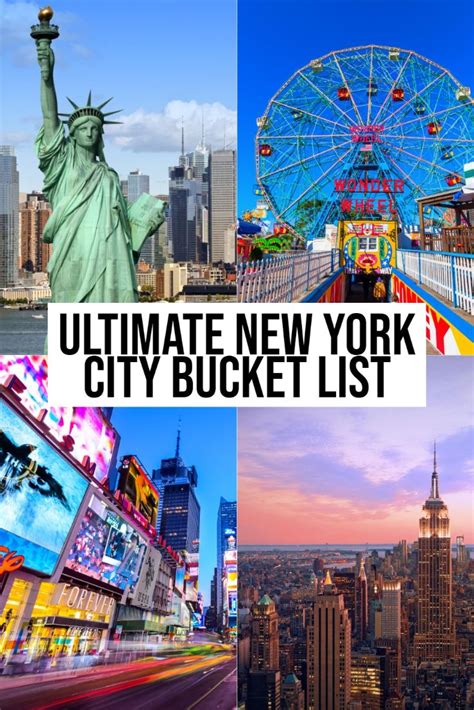 New York City Bucket List New York Must Dos Eatlivetraveldrink